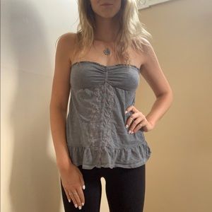 Strapless Hollister top